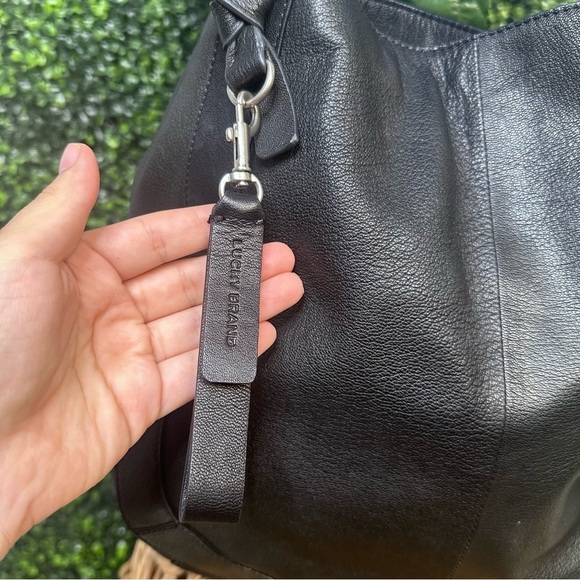 Lucky brand black leather bag - Picture 5 of 9